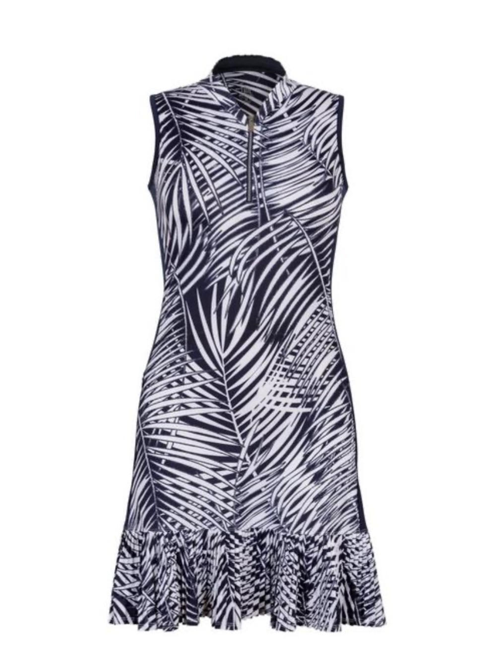 TAIL golf tennis dress Women's Nabila Palm Print Sleeveless size S smallathletic